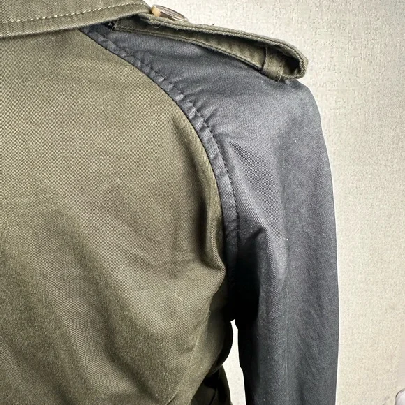 Altuzarra For‎ Target 20 Year Anniversary Jacket Trench Coat Belted Green XS - Picture 7 of 10